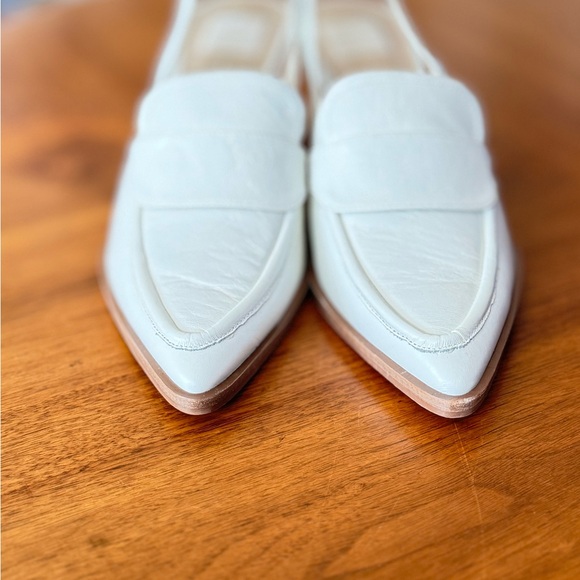 Dolce Vita Women's Cream Slingback Loafers - Picture 3 of 5